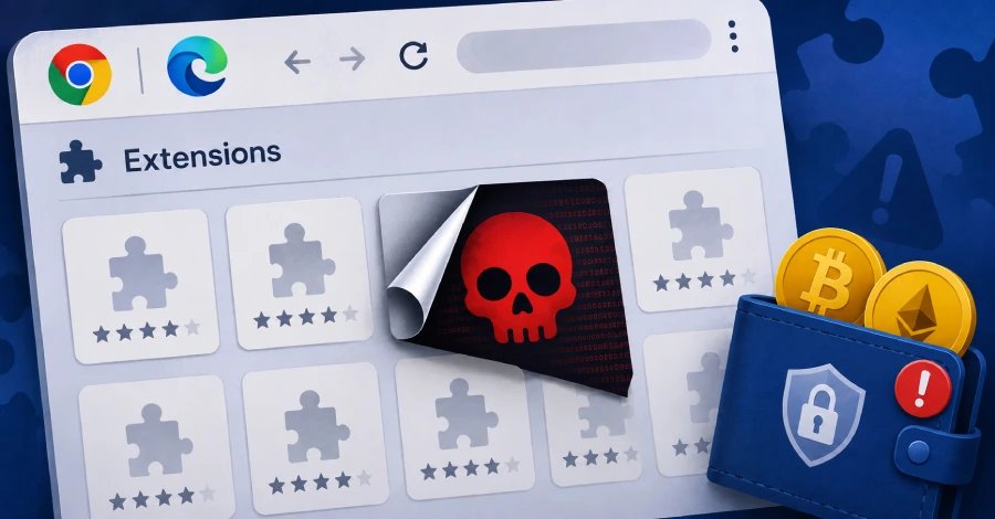 Socket finds 19 Chrome and Edge extensions with crypto-stealing code