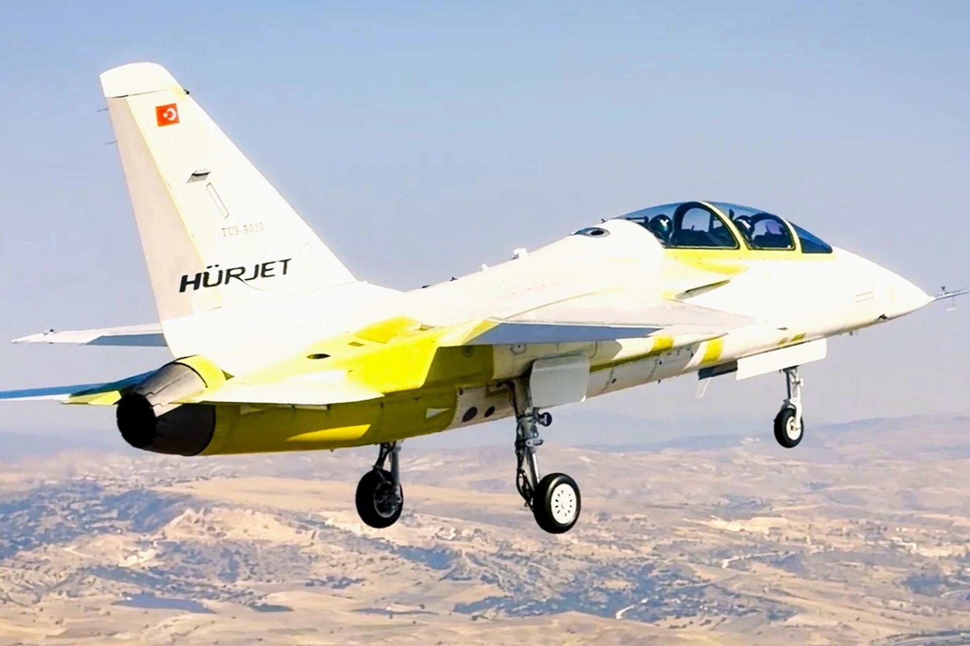 Turkey's first production Hürjet trainer completes maiden flight