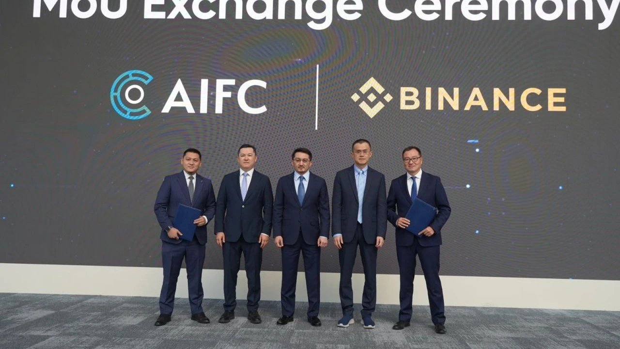 National Bank of Kazakhstan and Binance sign memorandum to develop regional settlement hub