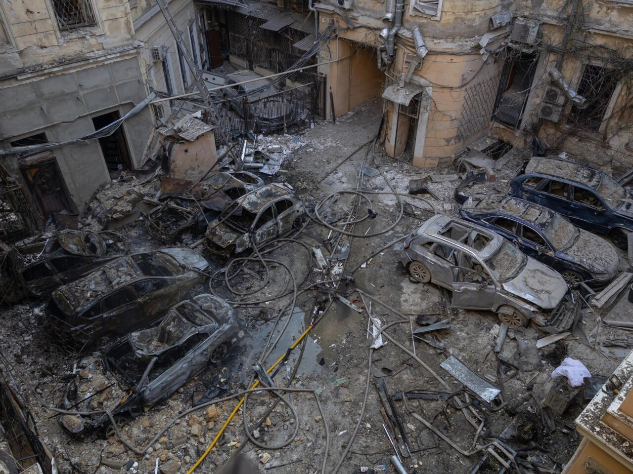 Russian drone strike on Pavlohrad mall kills four, wounds 60