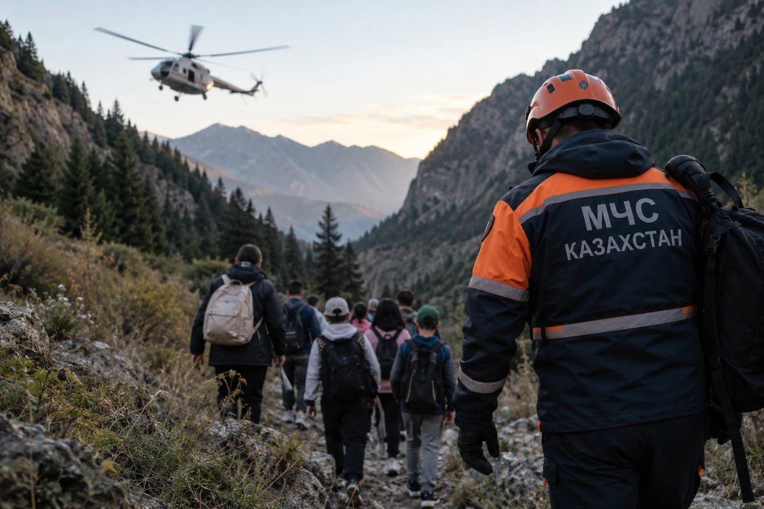 Rescuers find 7 schoolchildren and 2 teachers lost in Almaty region gorge