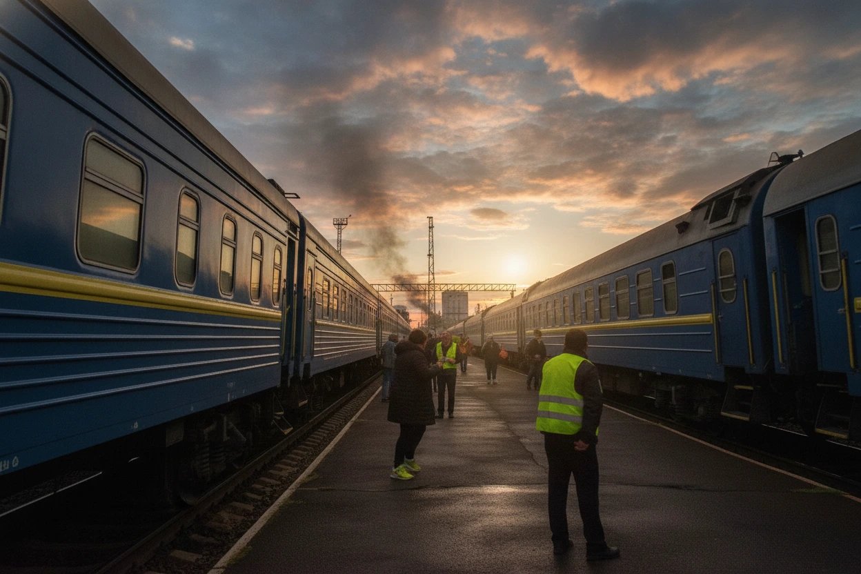 Польша шекарасы маңындағы ресейлік соққы Мерц кеңесшісі мен Борис Джонсон мінген пойызды тоқтатты