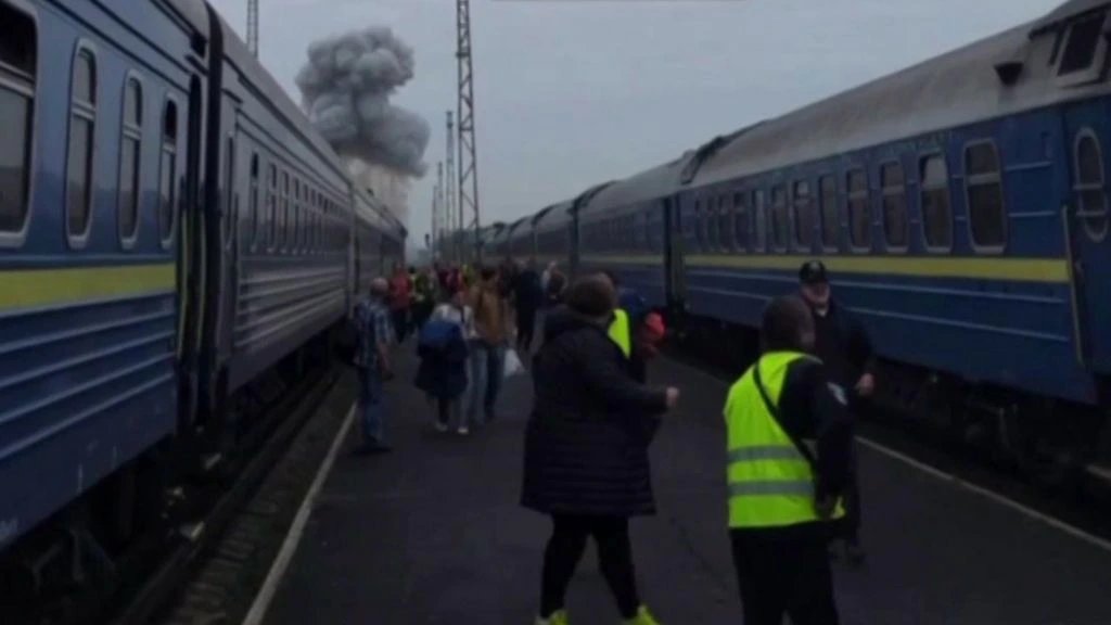 Ресей Польша шекарасы маңындағы пойызға соққы жасады