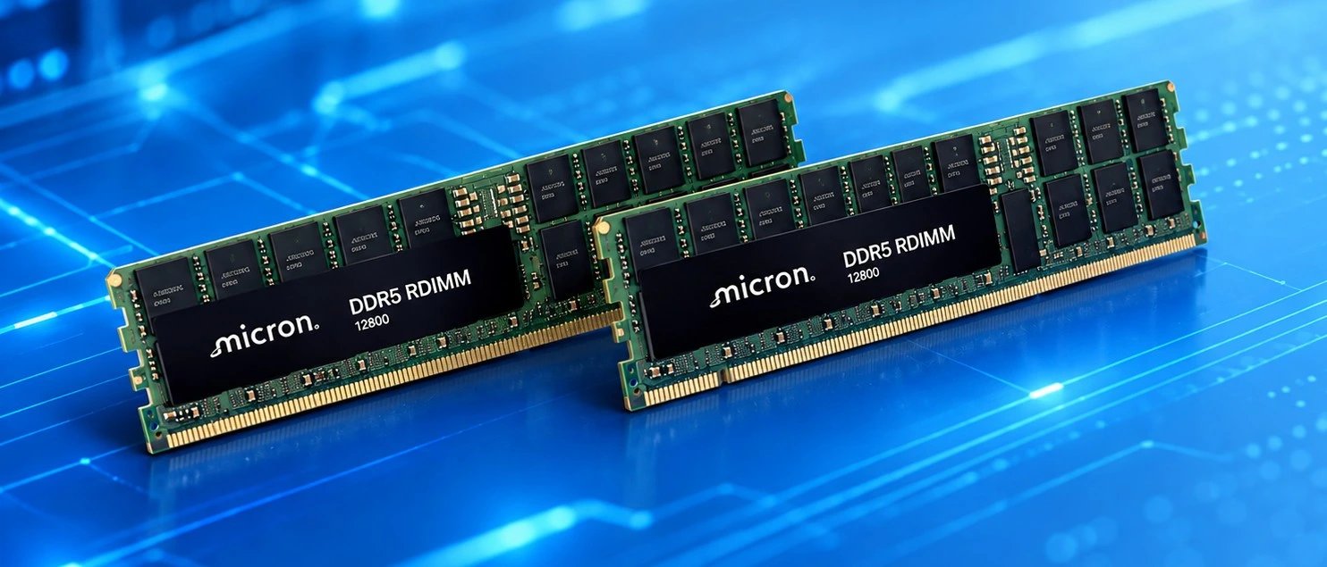 Micron серверлерге арналған алғашқы 512 гигабайттық DDR5 модулін көрсетті