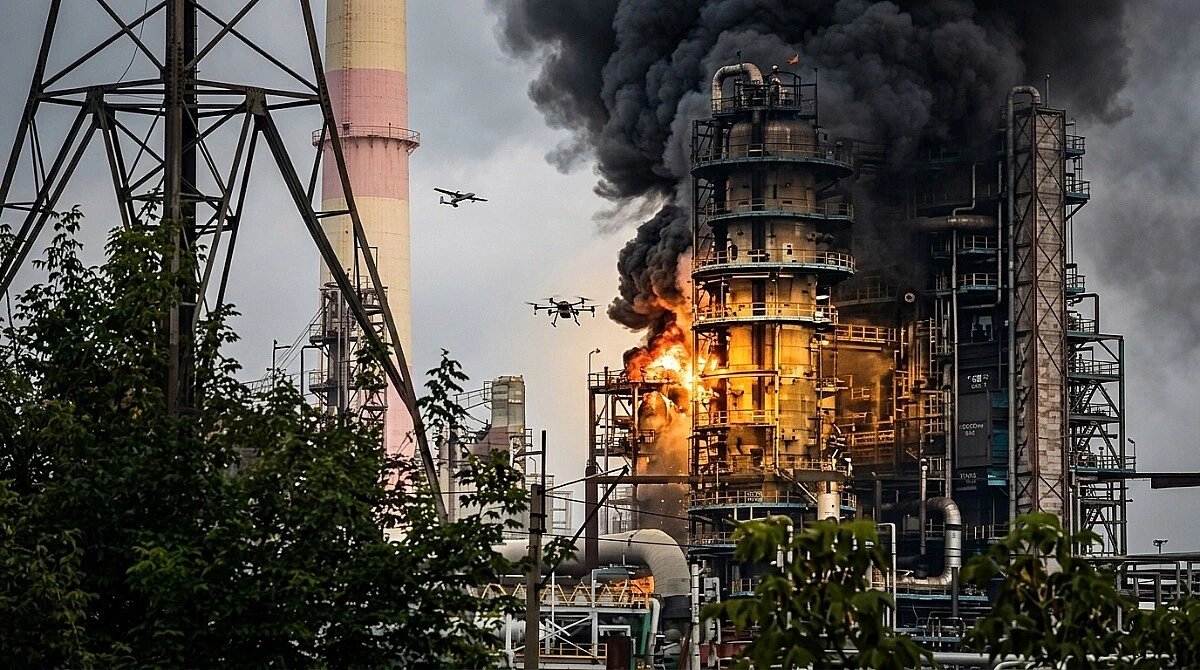 Drone strikes on Russian refineries: Rosneft's Kuibyshev plant halted