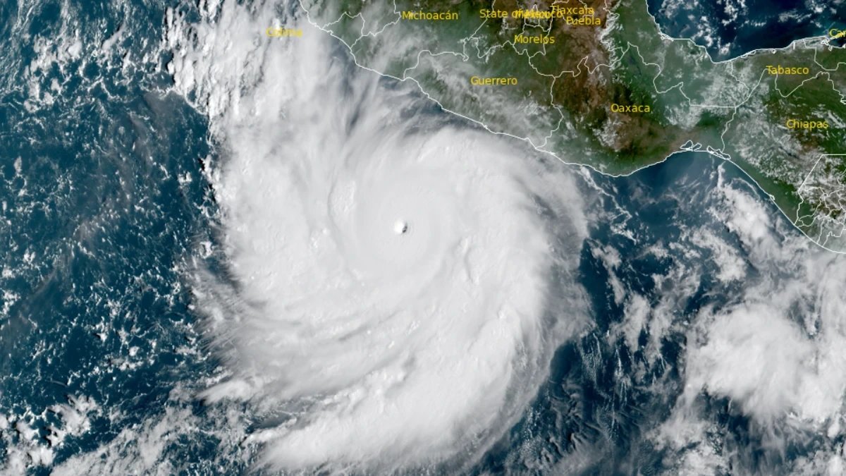 Hurricane Polo intensifies to rare category 5 off Mexico