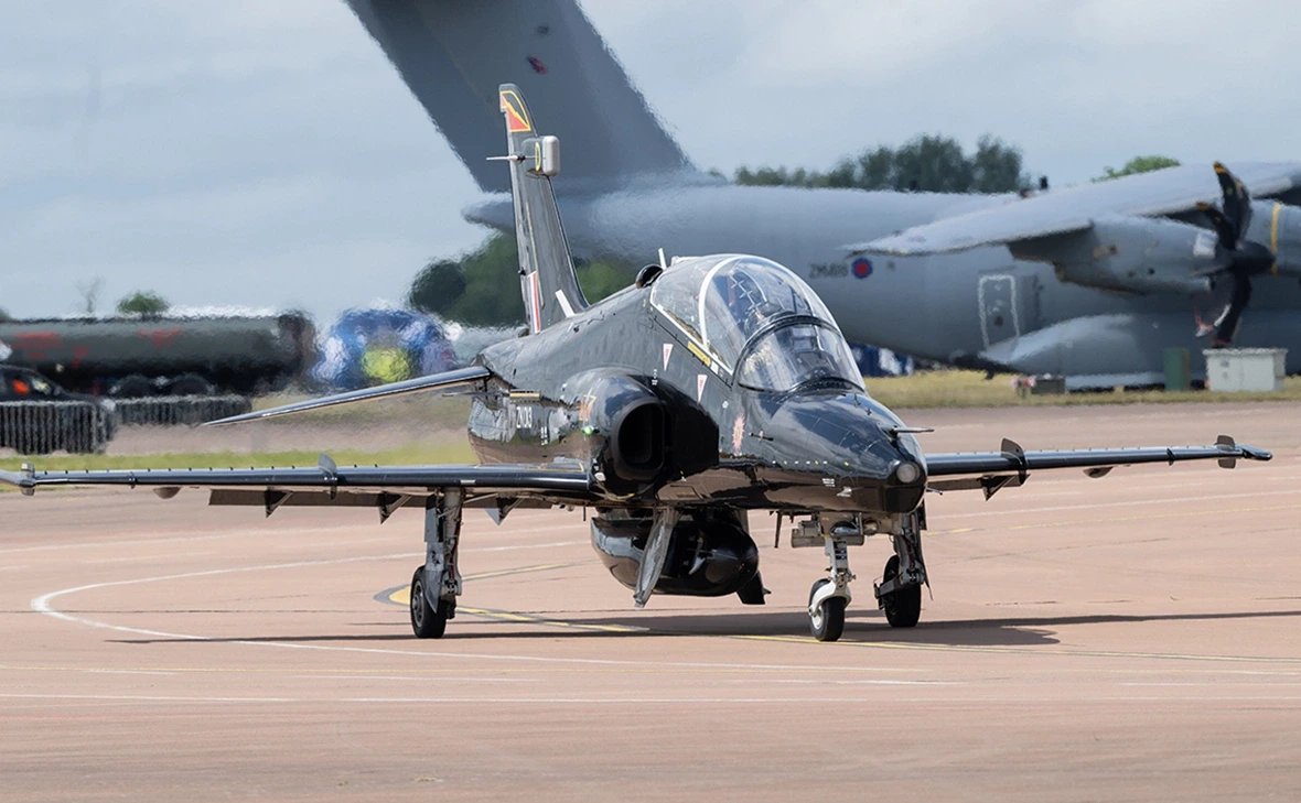 RAF Hawk jet crashes in North Wales after takeoff; two pilots eject