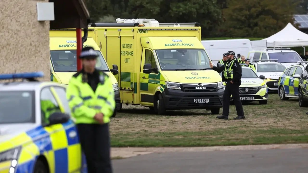 Village near RAF Fairford evacuated after explosives arrests