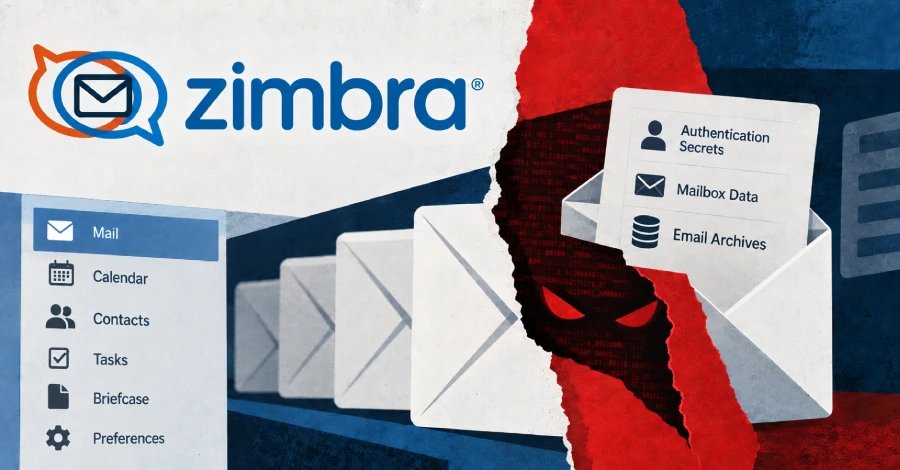 Attackers Exploit Zimbra Flaw to Deploy Web Shells and Harvest Authentication Secrets